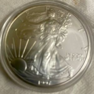 1997 American Silver Eagle .999 Fine Silver Dollar Uncirculated US Mint